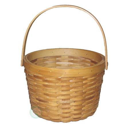 VINTIQUEWISE Small Wood Chip Apple Picking Basket QI003151